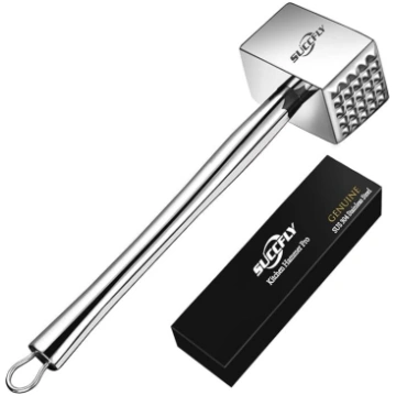 SUCCFLY Meat Tenderizer Nerūsējošā tērauda lieljau