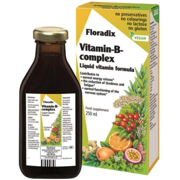 FLORADIX Vitamin B Complex šķidrums 250 ml SALUS