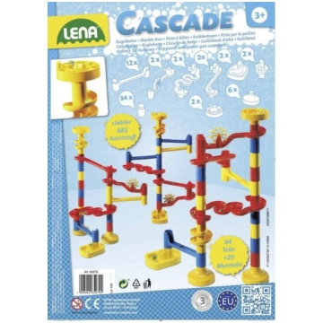 Lena Kiga Cascade Marble Run with 20 Balls 65279