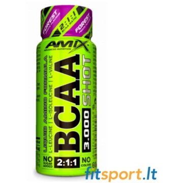 Amix Nutrition BCAA 3000 SHOT 60 ml. (ar garšu)