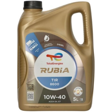 Motoreļļa TOTAL RUBIA TIR 8600 10W-40 5L TOTALENER