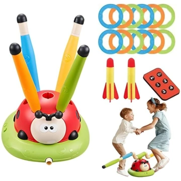 Mest gredzenu spēle „Ladybug Toys“, mūzikas gredze
