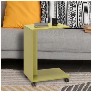 Galdiņš 65x35 cm zaļa Adore Furniture