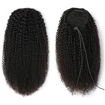 Zirgastes pagarinājums „Afro Kinky Curly“ ar aukla