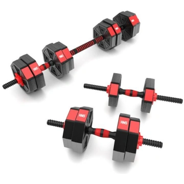 Hanteļu un stieņa komplekts SGC15 15 KG HMS