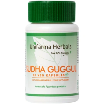 Unifarma Herbals Sudha Guggul veg kapsulas, 60 gb