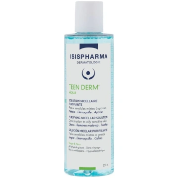 ISISPHARMA TEEN DERM micelārais ūdens taukainai ād