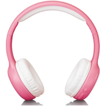 Lenco on-ear austiņas ar Bluetooth bērniem, rozā,