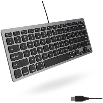 Macally plāna USB tastatūra Apple Mac, iMac, MacBo