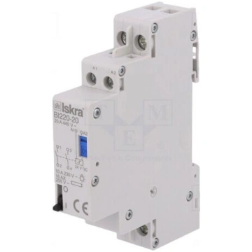 Relay: installation | bistable,impulse | NO x2 | U