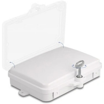 Delock Fiber Optic Distribution Box for indoor and
