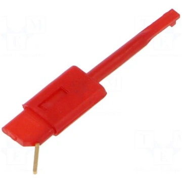 Clip-on probe | hook type | 60VDC | red | Grip cap