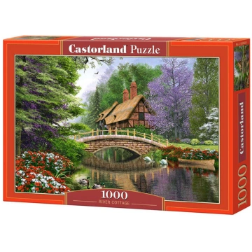 Puzle Puzzle Castorland River Cottage, 1000 gab