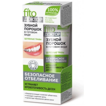 FITO DOKTOR Zobu pulveris Ārstnieciskie augi, 45 m