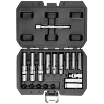 Yato GLOW PLUG SOCKET SET YT-05346, 18 gab., CrV, 