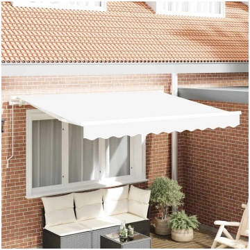 Markīzes rezerves audums balts 3,5 x 2 m poliester