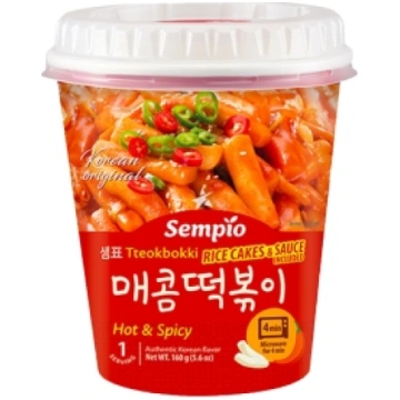 Instant Rice Cakes in Seasoned Sauce, Tteokbokki,