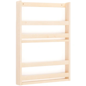 Grāmatu plaukts, 600x70x800 mm, bērzs
