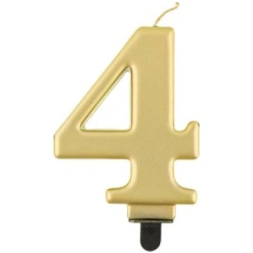 Svecītes jubilejas Nr.4 zelta 298891