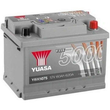 60Ah 620A AKUMUL. YUASA YBX5075 242x175x175-+