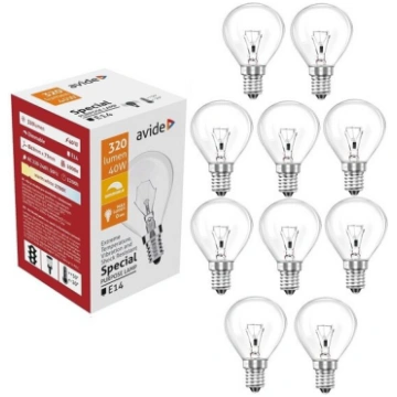 Avide kvēlspuldze 40W E14 P45 10gab