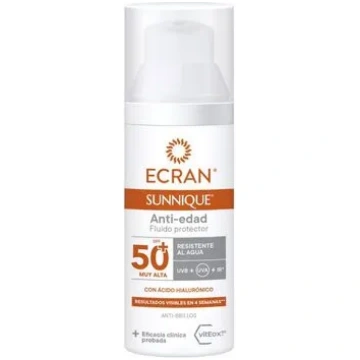 Ecran Sunnique pretnovecošanās sejas krēms Spf50 5