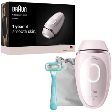 Braun Silk-expert Mini, rozā - Fotoepilators