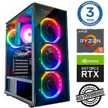 INTOP Ryzen 5 7600X 16GB DDR5 250SSD M.2 NVME RTX5