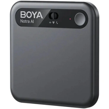 Boya Notra AI Note Taker melns — portatīvs balss i