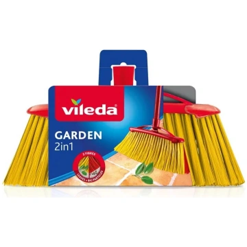 Vileda grīdas slaucīšanas birste, sarkana/dzeltena