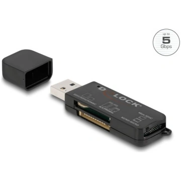 Delock SuperSpeed USB Card Reader for SD / Micro S