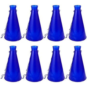 8 gab. daļas megafons Zils plastmasas skaļš sporta