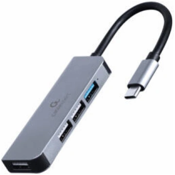 Gembird USB Centrmezgls Gembird 4-port USB Type-C 