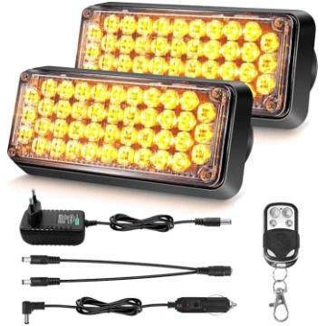 Dinfu LED brīdinājuma gaismas baterija ar tālvadīb