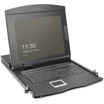 Digitus Modular HD LCD KVM console with 19\" TFT, 