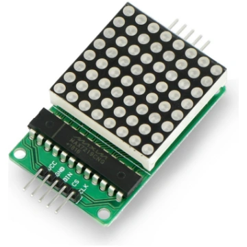 LED matrix 8x8 + MAX7219 controller - small 32x32m