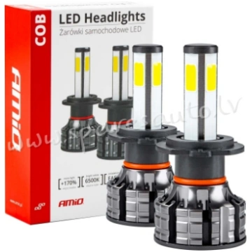 2844 - H7 LED AMIO Headlight COB 4Side Series H7 2
