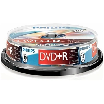 Philips DVD+R 4.7GB CAKE BOX 10