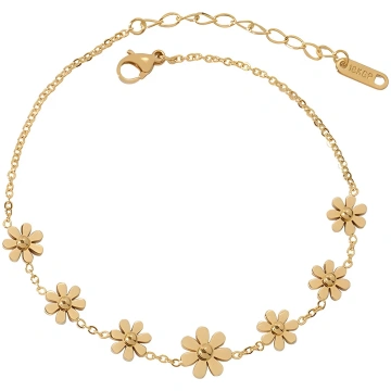 Potīšu rokassprādze Flower - Zelta KP20581 IZMAEL
