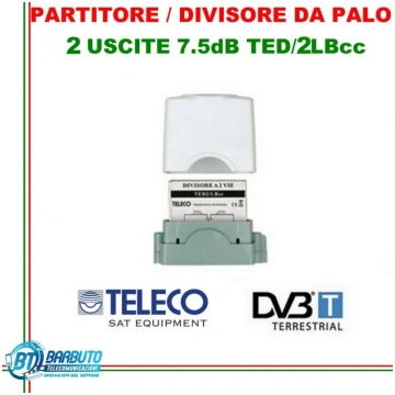 PARTITORE / DIVISORE DA PALO ESTERNO 2 USCITE CONN