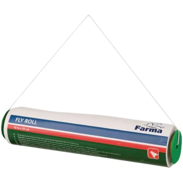 Mušu līmlente rullī 10 m × 25 cm Farma