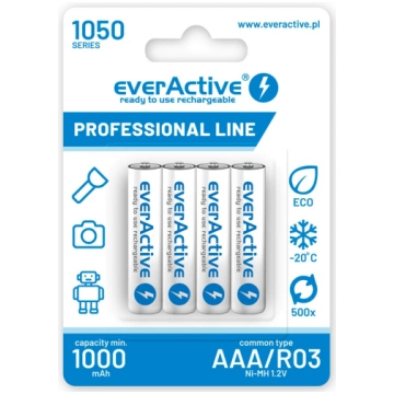 Rechargeable batteries everActive Ni-MH R03 AAA 10