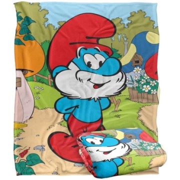 Smurfu tētis Smurfs – īpaši mīksta, patīkama piesk