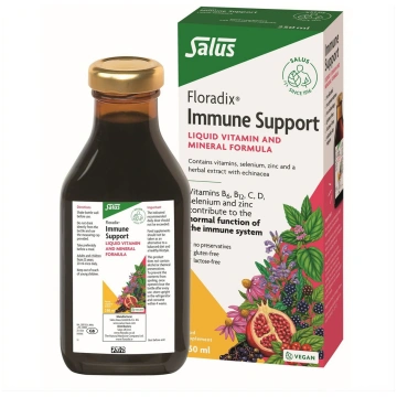 FLORADIX IMMUNE SUPPORT, šķidra vitamīnu formula, 