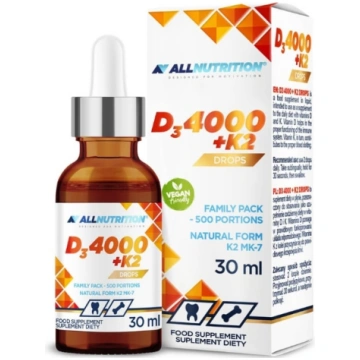 D3 4000+K2 drops 30 ml Allnutrition