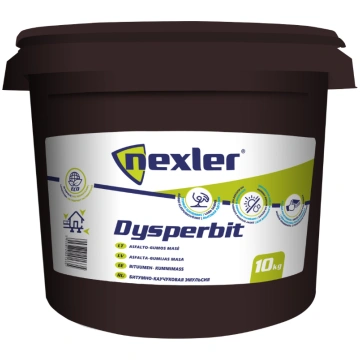 Nexler Dysperbit Ūdens bāzes bituma mastika, 5kg