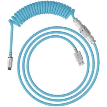 Kabel USB HP HP HyperX USB-C Coiled Cable Light Bl