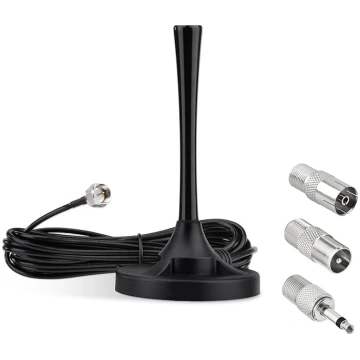 Superbat FM radio antena, spēcīga magnētiskā bāze,
