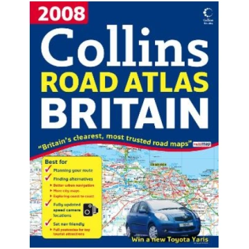 2008 Collins Road Atlas Britain New 3 Mile edition