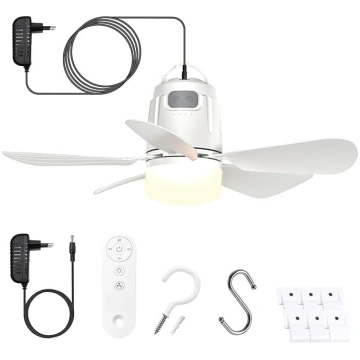 Gliztech Ventilatora lampa 50 cm griestu ventilato